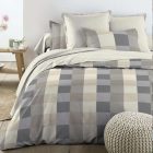 Digital Barna Kockás Mako Szatén Ágyneműhuzat Garnitúra