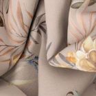 Digital Mokka Virágos  Mako Szatén Ágyneműhuzat Garnitúra