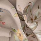 Digital Mokka Virágos  Mako Szatén Ágyneműhuzat Garnitúra