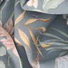 Digital Szürke Virágos  Mako Szatén Ágyneműhuzat Garnitúra