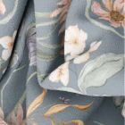 Digital Szürke Virágos  Mako Szatén Ágyneműhuzat Garnitúra