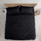 Hagyományos Szatén Lepedő Fekete