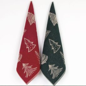 Frottier Karácsonyi Konyharuha Zöld Fenyő