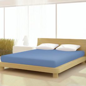 Kék Full Elasztán Deluxe Gumis Lepedő