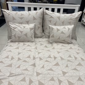   Geolover Ecrü-Bézs Jacquard Szatén Ágyneműhuzat Garnitúra