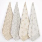 Jacquard Karácsonyi Konyharuha Arany Hópihe