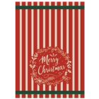 Jacquard  Karácsonyi Konyharuha Piros Merry Christmas