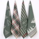 Jacquard  Karácsonyi Konyharuha Zöld Merry Christmas