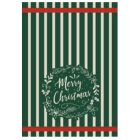 Jacquard  Karácsonyi Konyharuha Zöld Merry Christmas