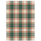 Jacquard  Karácsonyi Konyharuha Zöld Tartan