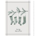 Jacquard  Karácsonyi Konyharuha Zöld Zokni