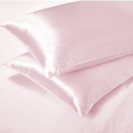 Rózsaszín Szatén Kispárnahuzat