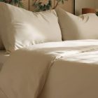 Bézs Mako Szatén Ágyneműhuzat Garnitúra