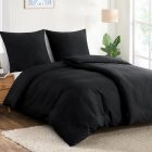 Fekete Mako Szatén Ágyneműhuzat Garnitúra