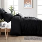 Fekete Mako Szatén Ágyneműhuzat Garnitúra