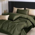 Olivzöld Mako Szatén Ágyneműhuzat Garnitúra