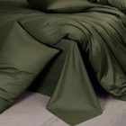 Olivzöld Mako Szatén Ágyneműhuzat Garnitúra