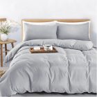 Ezüstszürke Mako Szatén Ágyneműhuzat Garnitúra